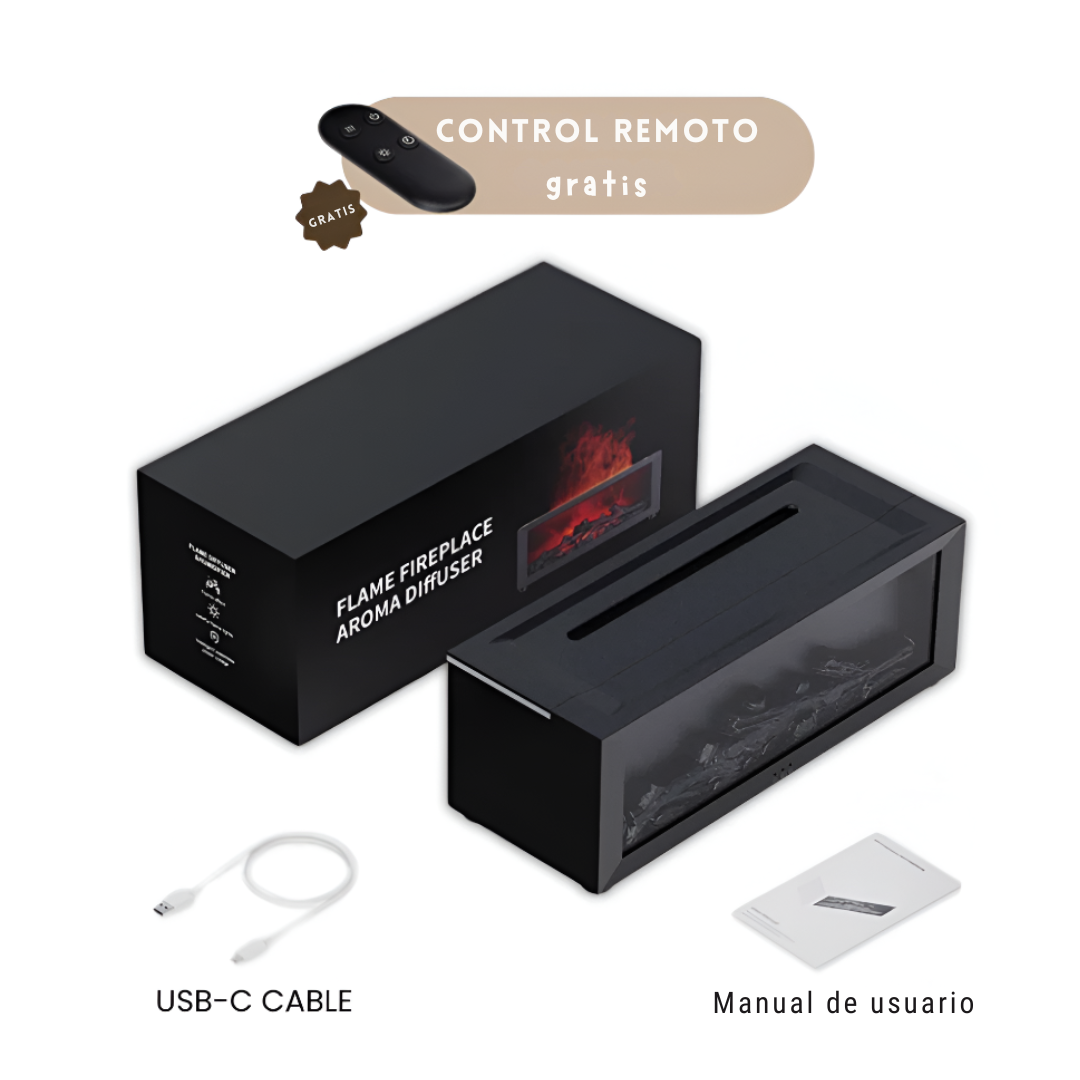 Humidificador Fogata Adorno Hogar