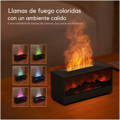Humidificador Fogata Adorno Hogar