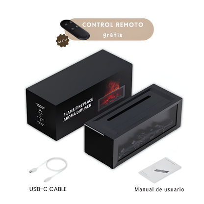 Humidificador Fogata Adorno Hogar