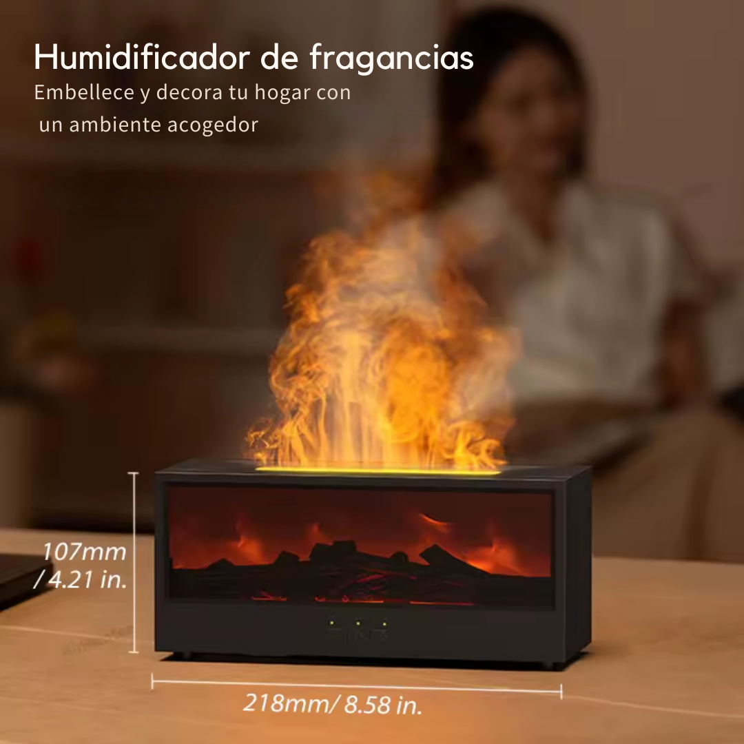 Humidificador Fogata Adorno Hogar
