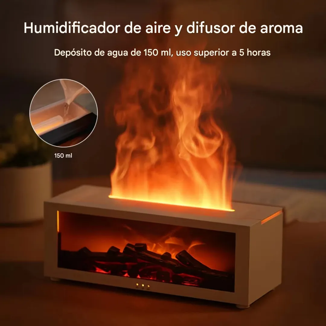 Humidificador Fogata Adorno Hogar