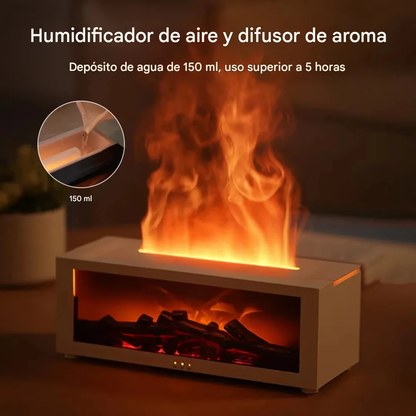 Humidificador Fogata Adorno Hogar